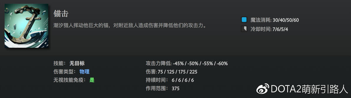 潮汐猎人技能加点出装_dota2潮汐打野_DOTA2潮汐猎人攻略