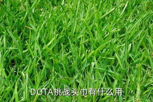 DOTA挑战头巾有什么用