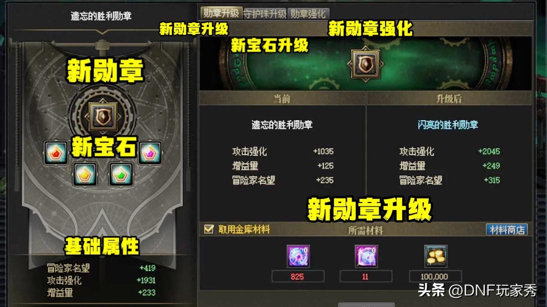 金秋版本勋章强化规则_盖波加副本材料购买_dnf勋章强化11的有吗